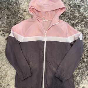Maurices Pink and Purple Zip Jacket